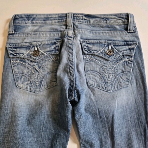 Big Star Casey K 29 L Jeans Women Low Rise Denim 3WCKFVVY XSW200 1971 75900 - Picture 1 of 9